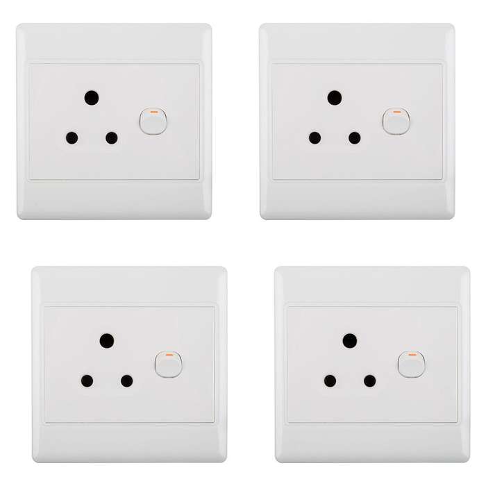 ZS - Single Wall Socket (4X4) - Set of 4