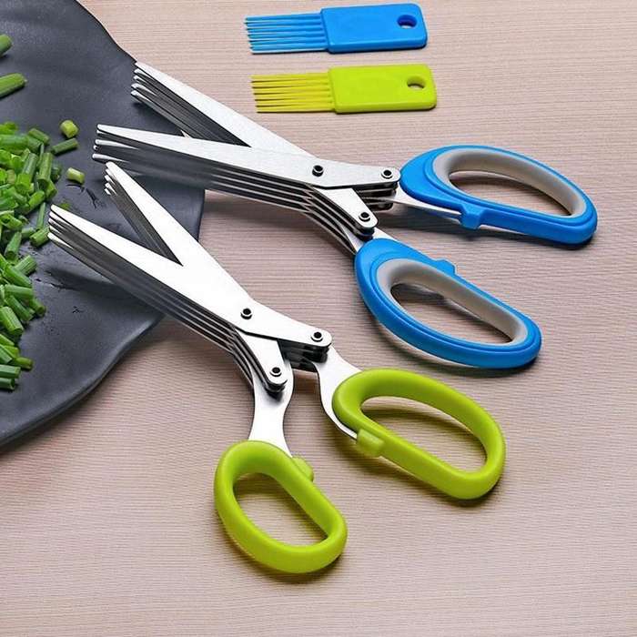 ZS - Kitchen Herb Scissors Blue