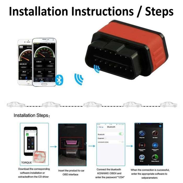 ZS - Konwei KW 903 Wireless Diagnostics Tool