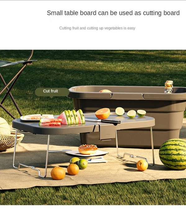 ZS - Multifunctional Foldable Picnic Box Beige