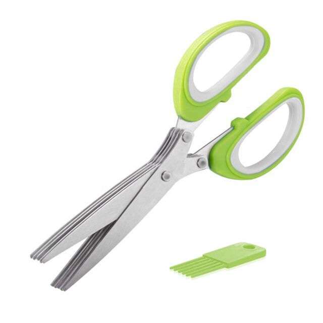 ZS - Kitchen Herb Scissors Green