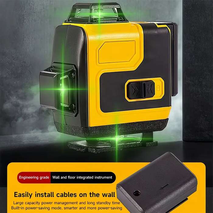 ZS - 3D-4D 16 Lines Rechargeable Laser Level Cordless Yellow