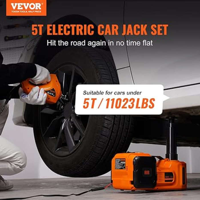 ZS - Electric Car Jack, 5 Ton/11023 LBS Hydraulic Jack Lift