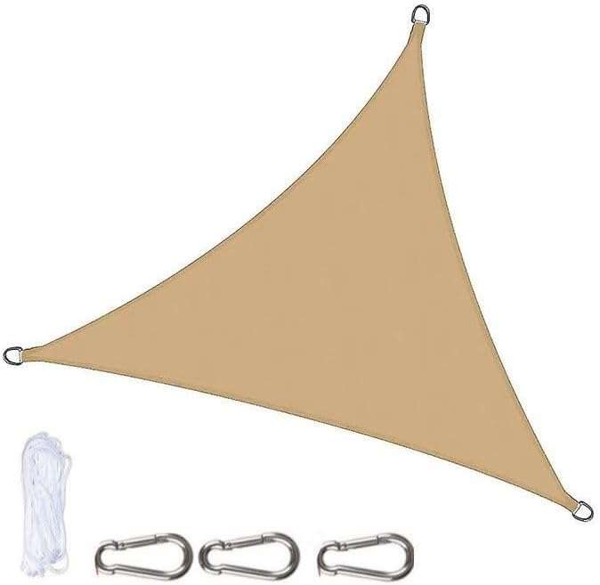 ZS - Sun shade Sail Net 3.5x3.5x3.5m, easy to install, UV protection