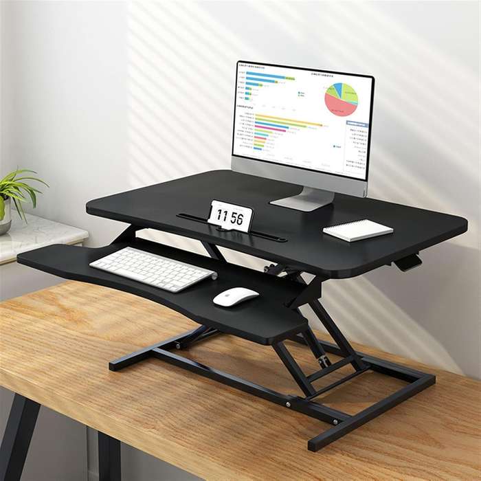 ZS - Sit and Stand Modern Workstation White