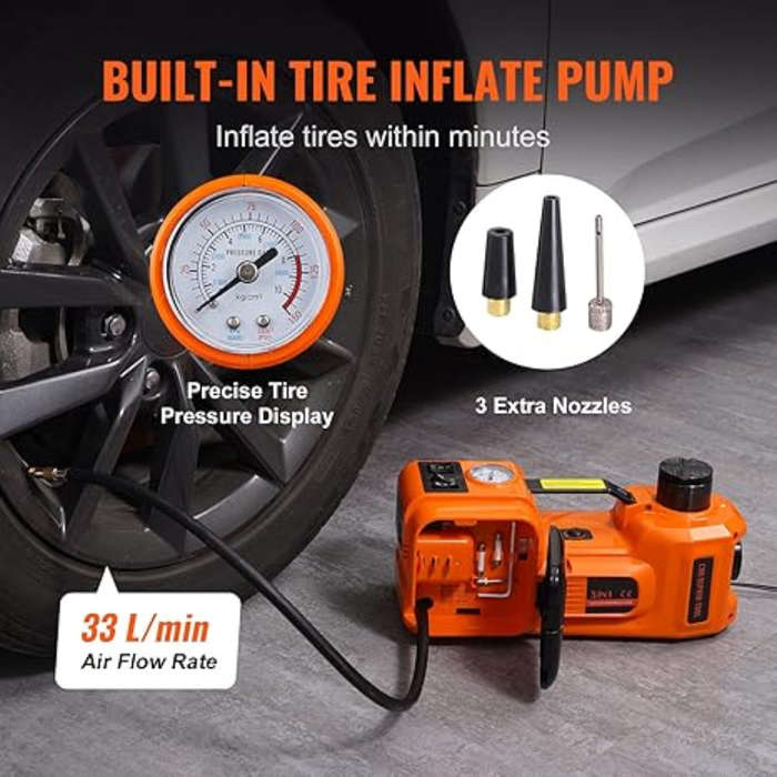 ZS - Electric Car Jack, 5 Ton/11023 LBS Hydraulic Jack Lift