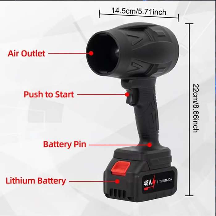 ZS - 48V Portable Dust Cleaner Cordless Leaf Blower