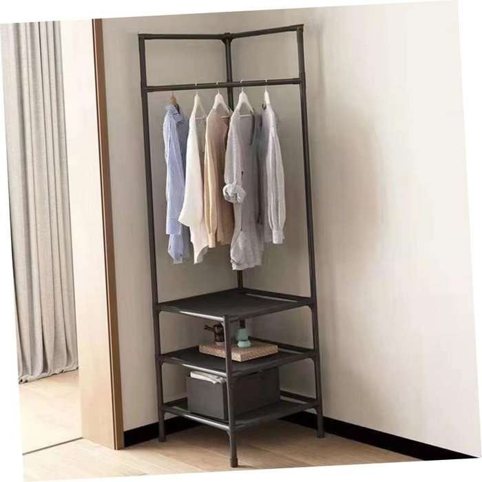 ZS - Corner Coat Rack Multi-function Floor Standing Clothes Hanger