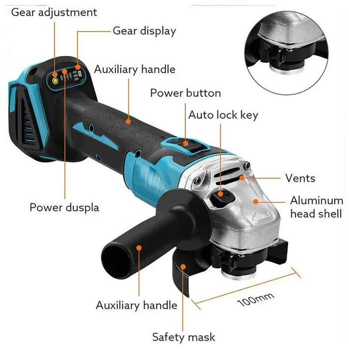 98V 4 in 1 Multi-Function Power Toolset CORDLESS