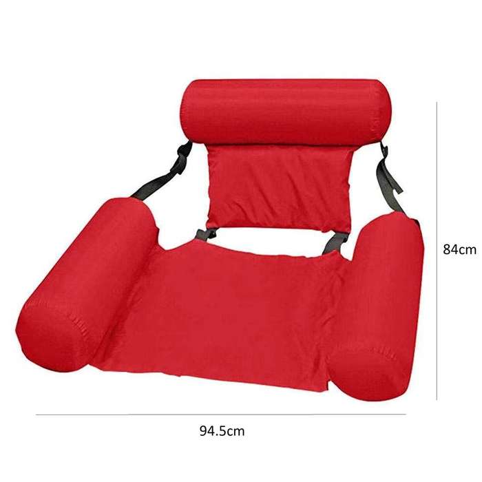 ZS - Inflatable Swimming Pool Float Chair Pink