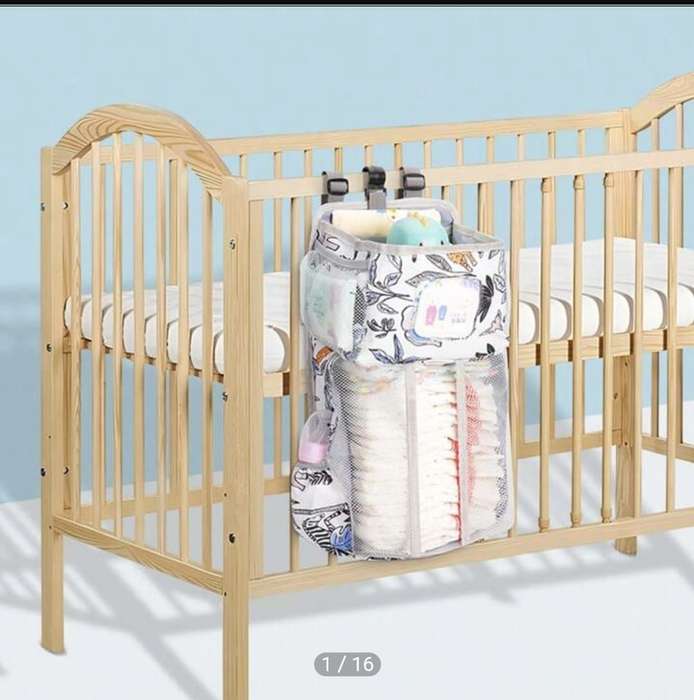 ZS - Hanging Diaper Caddy/Diaper Bag, Crib Side Companion Animal