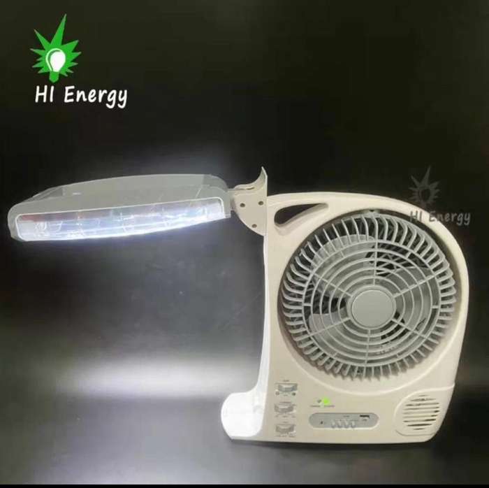 GD-8028 6 in 1 Rechargeable Solar Fan