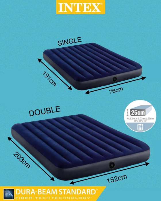 ZS - Inflatable Dura Beam Airbed Single