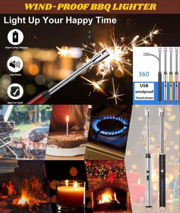 ZS - Braai/BBQ Lighter Rechargeable Blue