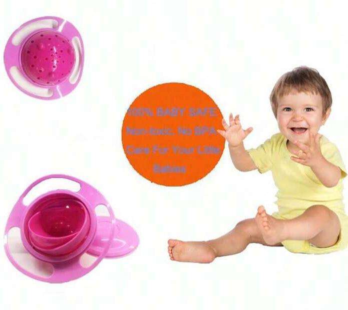 ZS - Non-Spill Gyro Bowl Pink