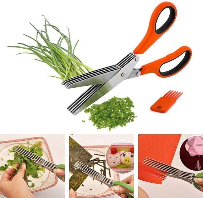 ZS - Kitchen Herb Scissors Blue