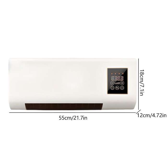 ZS - Wall Mount Heater/ Cooler - 42cm x 11.5cm x 17cm