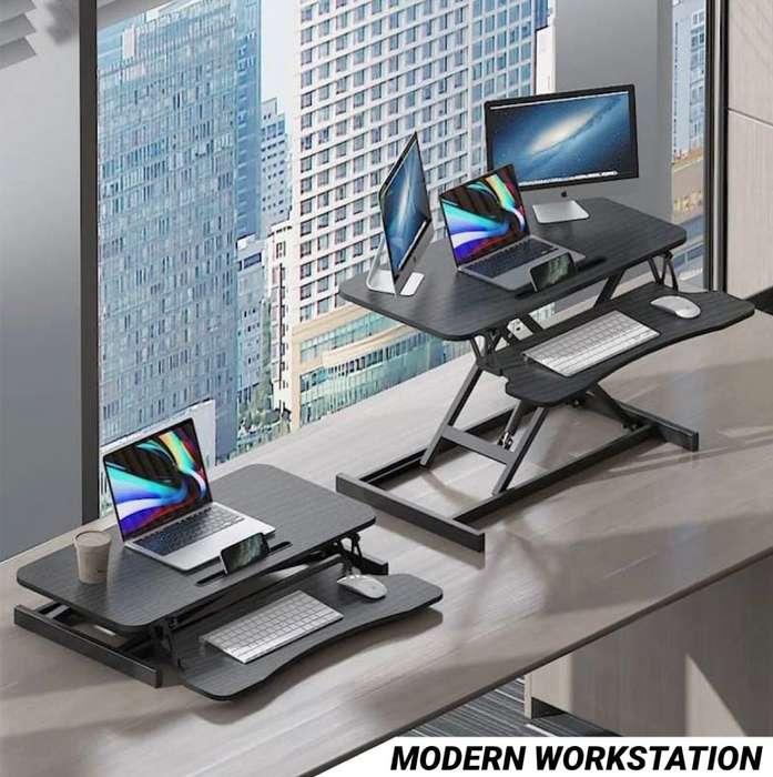 ZS - Sit and Stand Modern Workstation White