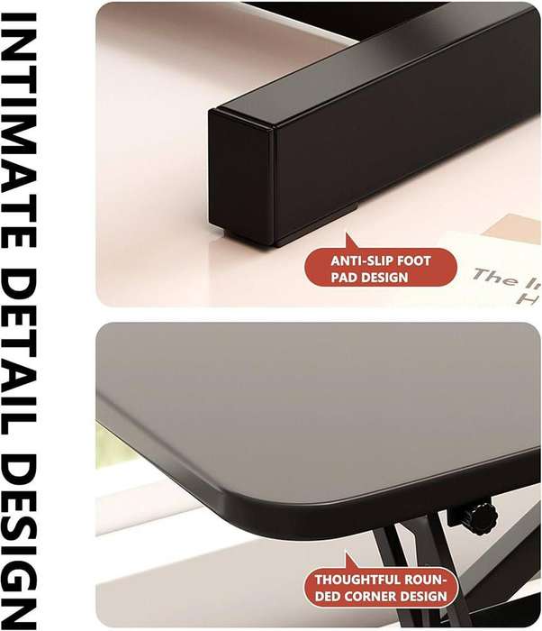 ZS - Sit and Stand Modern Workstation White