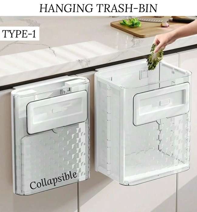 ZS - Hanging Trash Bin White