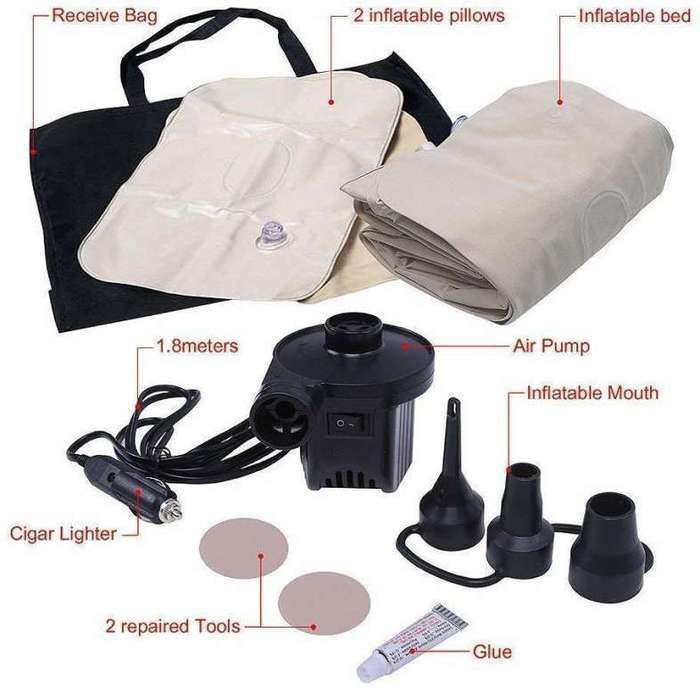 ZS - Inflatable Car Mattress Beige