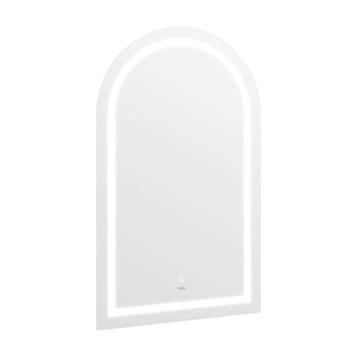 ZS - Frameless Arched Bathroom Mirror 110 x 70 cm with LED lighting