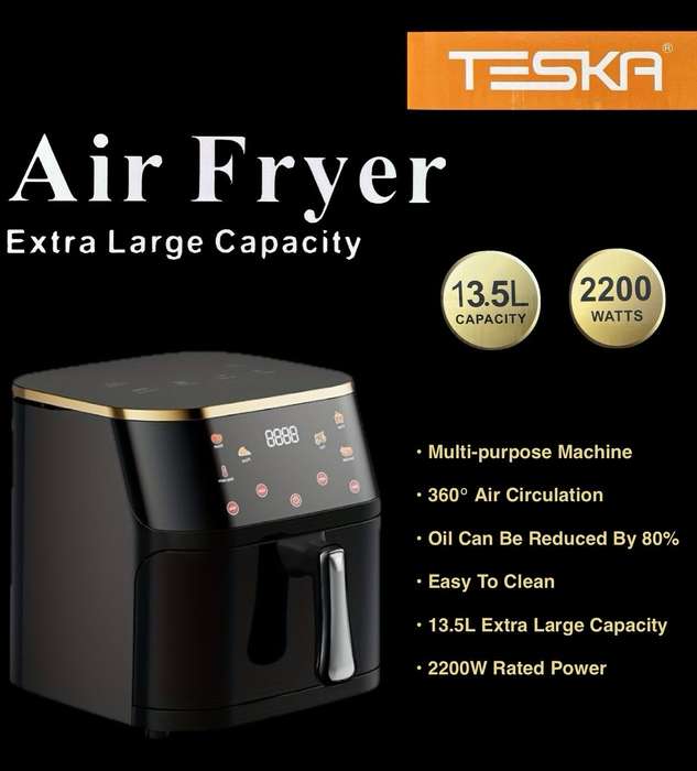 ZS - TESKA ®  13.5 LITRE DIGITAL AIRFRYER