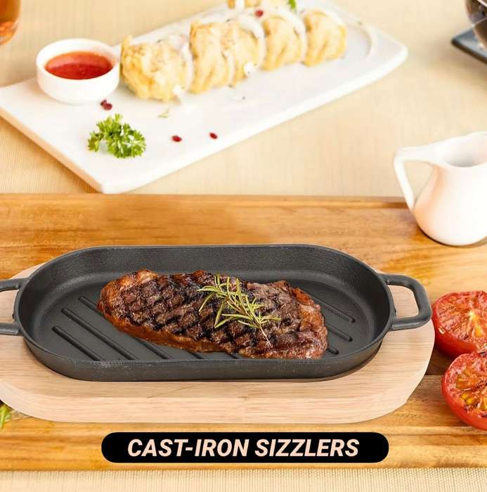 ZS - Cast Iron Sizzlers H - 38.5x18x1.5cm