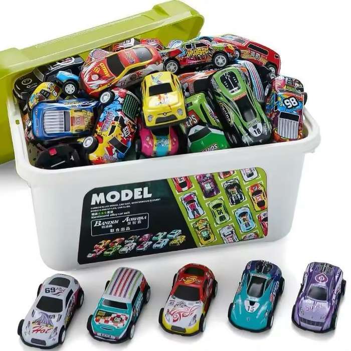 ZS - Alloy Car Model Car Set in a Bucket - 30 Pieces