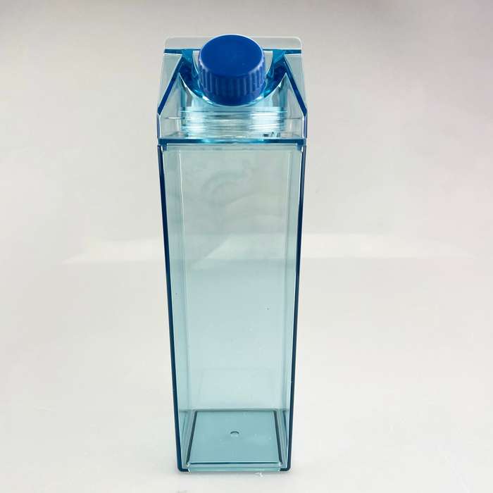 ZS - Milk - Water - Juice Clear Plastic Water Bottle 1L Orange