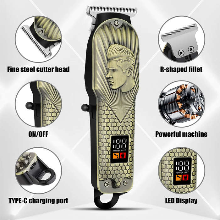 ZS - Professional Hair Trimmer - Type-C Rechargeable Dragon