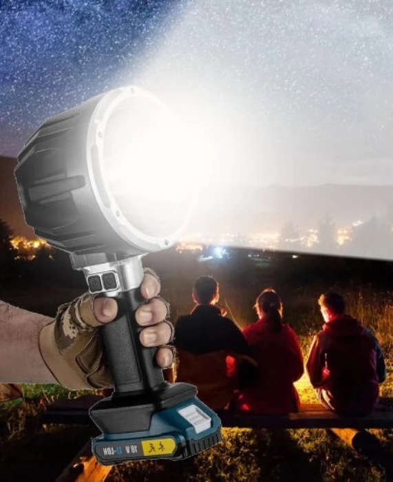 ZS - LED Torch Super Bright Rechargeable Flashlight Searchlight