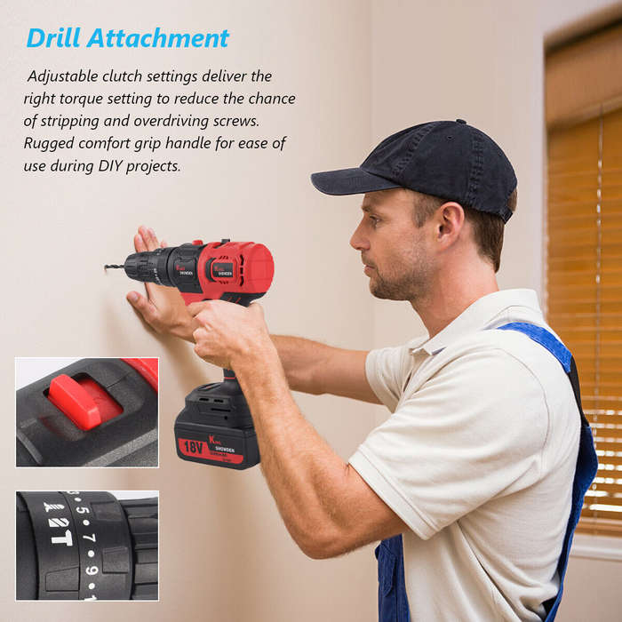 ZS - 21V 7 in 1 Interchangeable Multi-Head Cordless Tools