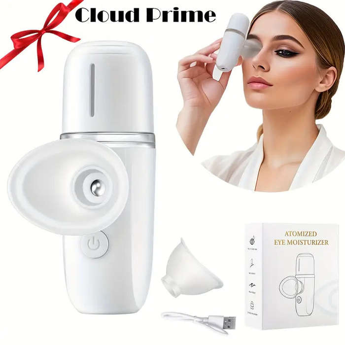 Cloud Prime USB Rechargeable Nano Eye Moisturizer - Portable Spray Atomizer for Dry Eye Care, Inc...