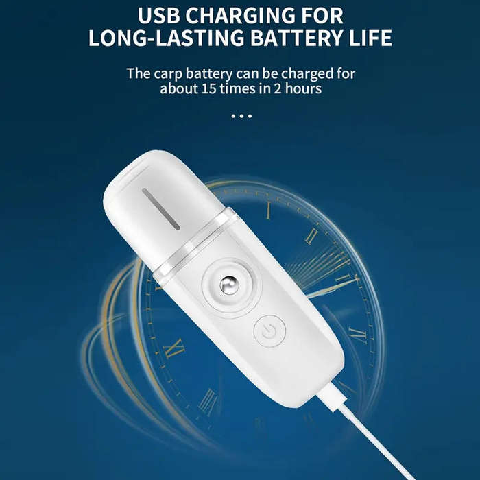 Cloud Prime USB Rechargeable Nano Eye Moisturizer - Portable Spray Atomizer for Dry Eye Care, Inc...