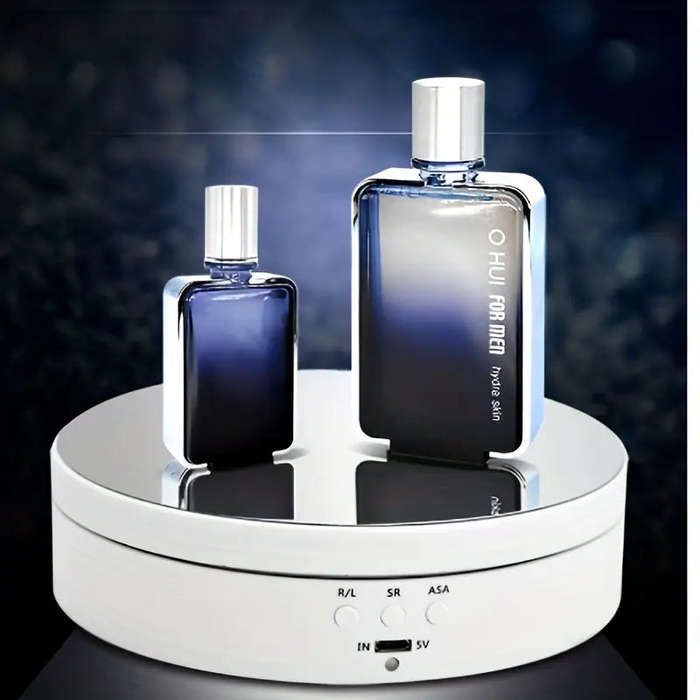 1pc Premium Electric Rotating Display Stand - 360 Degree Auto-Rotation