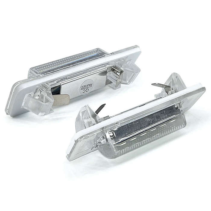 2Pcs W210/W202 White LED Number Plate Light