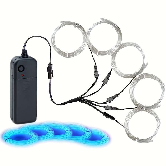 1pc x 1meter Electroluminescent Neon Lights with Flash Multiple Colors to Choose from Ideal for D...