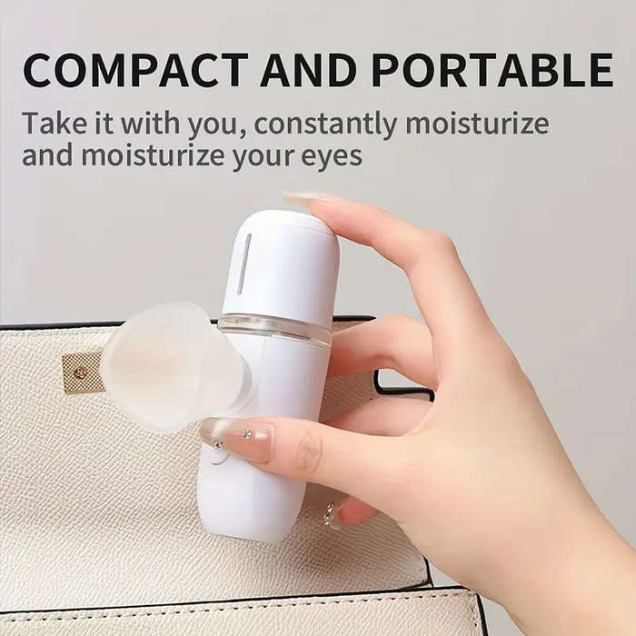 Cloud Prime USB Rechargeable Nano Eye Moisturizer - Portable Spray Atomizer for Dry Eye Care, Inc...