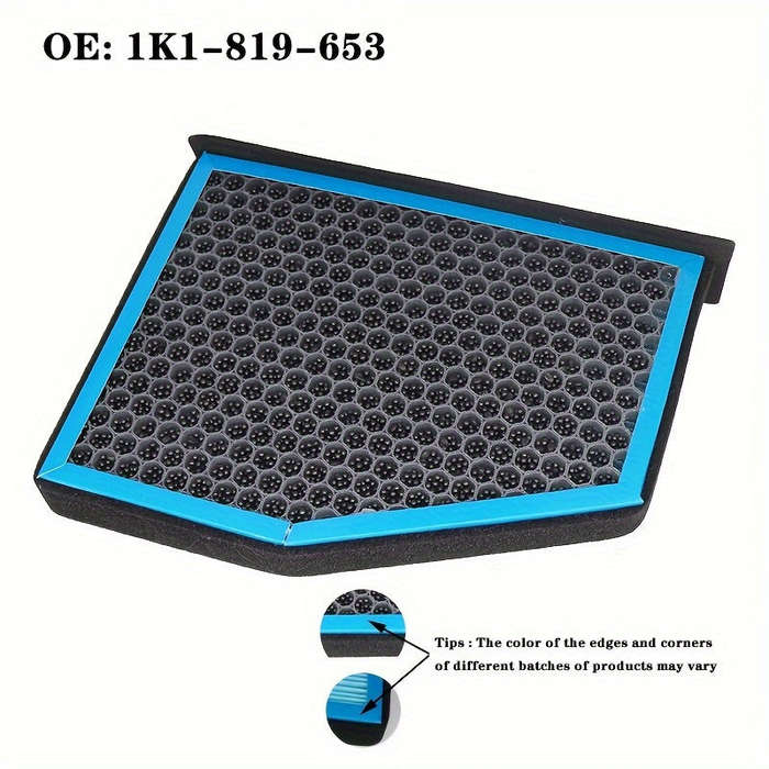Fragrant cabin air filter HEPA with Activated Carbon for Audi and VW - OE 1K1819653/1K1819653A/1K...