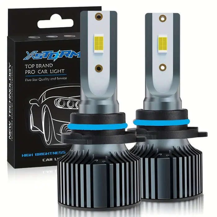XSTORM 9006 50w LED Canbus Car Headlight Bulbs Kit Plug And Play 6500K