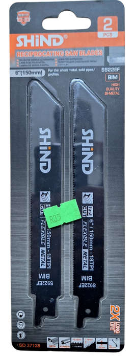 Reciprocating Saw Blades (6" 150mm)
