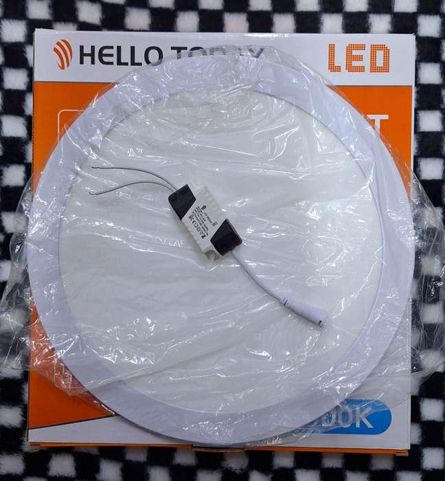 Hello Today 25W 6500k Round Panel Light - Cool White