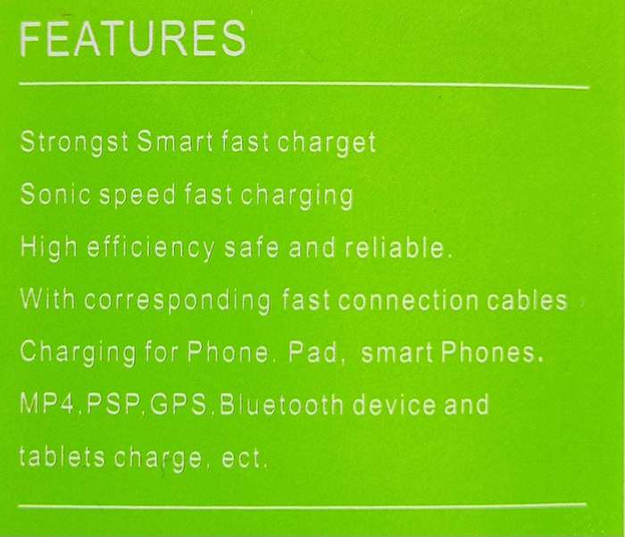 6 USB 3.1A Output Fast Travel Charger