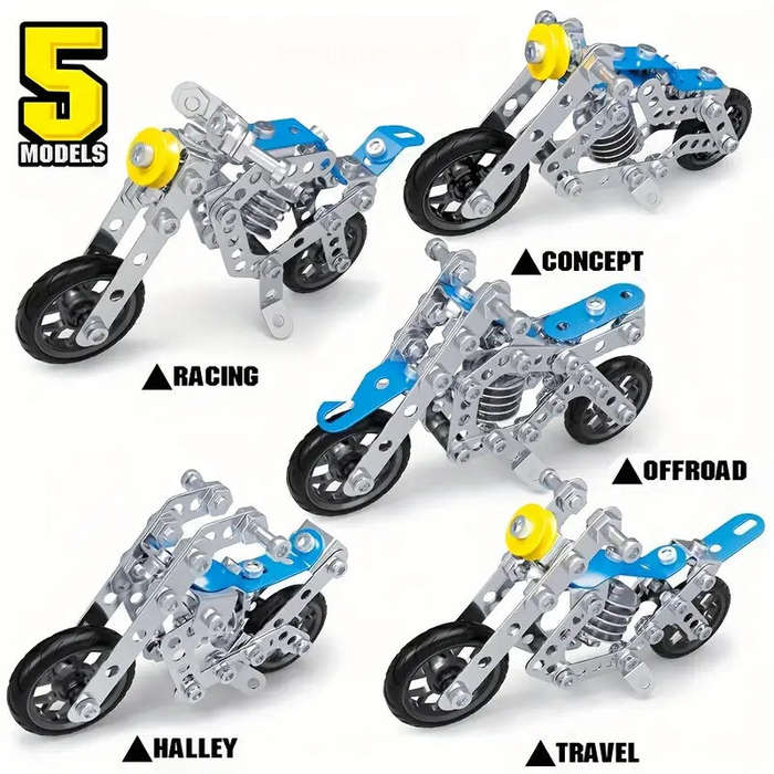 139pcs DIY Metal Puzzle Assembled Model Car