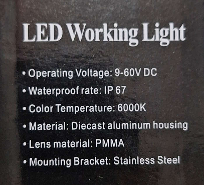 Powerful 54W LED Work Light for Vehicles  High Performance & Durability