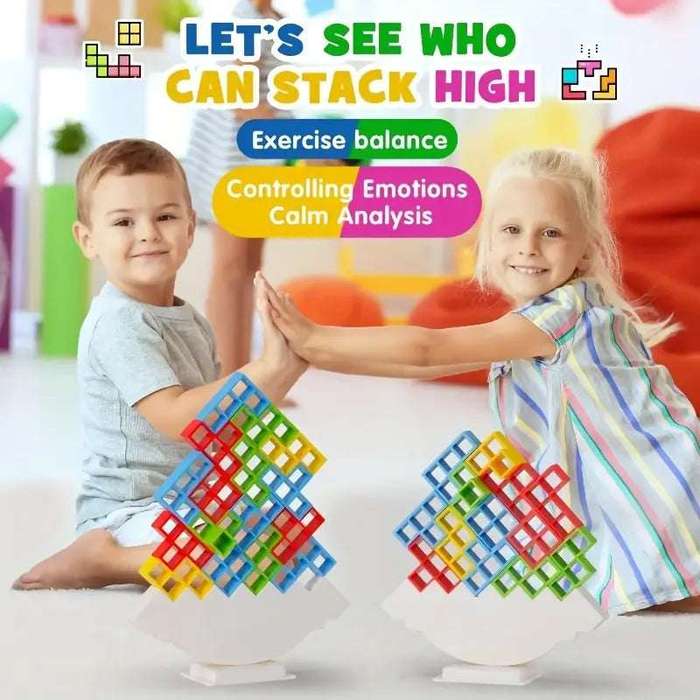 48pcs Fun Balance Stacking Building Blocks Board Game
