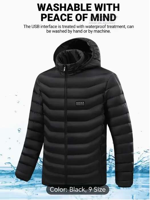 Mens Rapid-Warm Heated Jacket with 21 Zone Technology