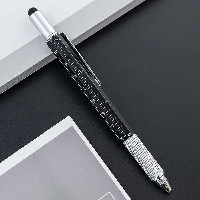 Hexagonal 6-in-1 Multifunction Stylus Pen