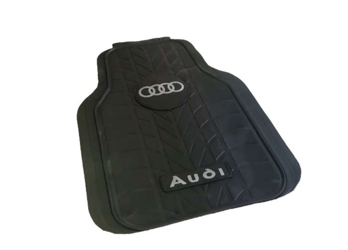 5 Piece Car Floor Mats and Liners with Audi Logo